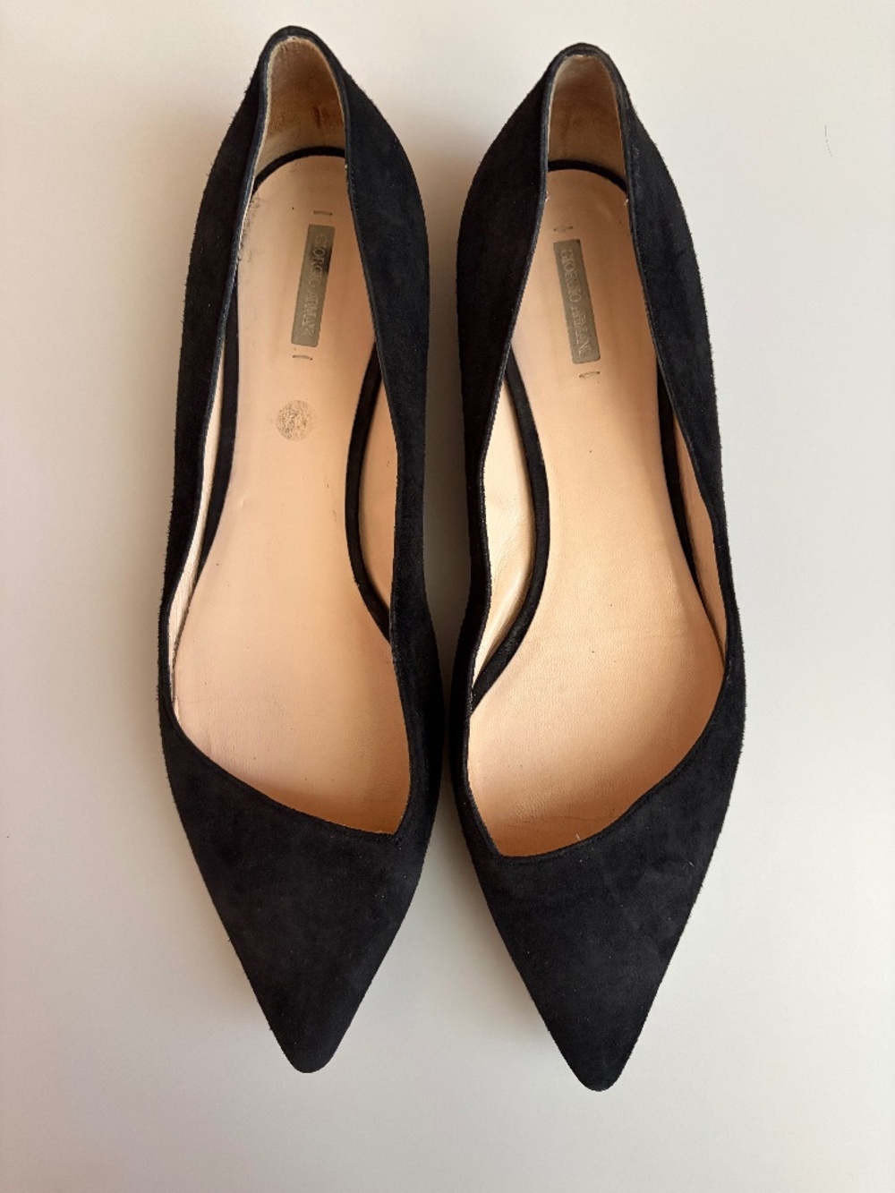 Georgio Armani Suede Flats